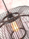 GOOD&MOJO Vloerlamp Hokkaido - Bamboe Zwart - 55x38x150cm - - Staande lampen voor Woonkamer - Slaapkamer
