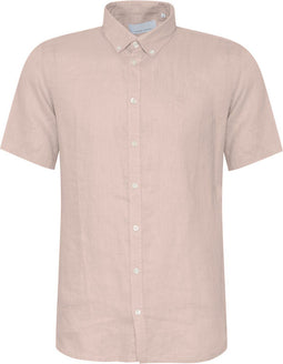 Casual Friday CFAnton 0071 SS - Heren Overhemd - 100% Linnen - Maat 3XL
