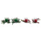Kaars DKD Home Decor Rood Groen 5,5 x 5,5 x 6,5 cm (2 Stuks)