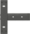 vidaXL - Console - tafelpoten - 2st - T-vormig - 38x25x(72-73)cm - staal - antraciet