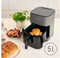 Panasonic NF-CC500SXE - Heteluchtfriteuse - 5 Liter - 1450 Watt - Grijs