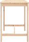 vidaXL Tuintafel 82,5x82,5x110 cm massief grenenhout