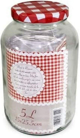 Tin Galon Multifunctioneel Ø 16 x 25,5 cm Glas (4 L)