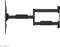 Neomounts WL40-550BL18 - Muurbeugel - Horizontaal draaibaar Verticaal kantelbaar - Max. 75