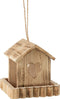 J-Line vogelhuisje Rand - hout - beige