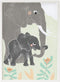 Schilderij Crochetts 33 x 43 x 2 cm Olifant
