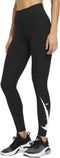 Nike Swoosh Run - Sportlegging Dames - Dri-FIT technologie - Zwart - Maat L