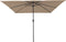 vidaXL - Vierkante - Tuinumbrella - 295x245 - cm - Taupe