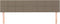 vidaXL - Hoofdborden - 2 - st - 80x5x78/88 - cm - stof - taupe