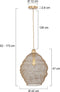 Light & Living Nina Hanglamp - Gaas Antiek Brons - Ø38x42 cm