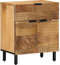 vidaXL - Nachtkastje - 50x33x60 - cm - massief - mangohout - bruin
