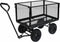vidaXL - Tuinwagen - 350 - kg - zwart