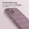 iMoshion Hoesje Geschikt voor iPhone 13 Hoesje Siliconen - iMoshion EasyGrip Backcover - Paars