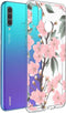 iMoshion Hoesje Geschikt voor Huawei P30 Lite Hoesje Siliconen - iMoshion Design hoesje - Roze / Transparant / Cherry Blossom
