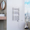 EISL Designradiator Handdoekradiator Elektrisch 80 x 50 cm met Timer, Wit