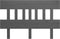 vidaXL - Hoofdbord - 183,5x3x81 - cm - massief - grenenhout - grijs