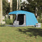 vidaXL - Kampeertent - met - verandakoepel - 5-persoons - waterdicht - blauw