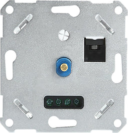 Varnalux LED Dimmer - Fase Afsnijding RC - Inbouw - Enkel Knop - 3-200W - Grijs