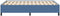 vidaXL - Bedframe - Blauw - 140x200 - cm - Corduroy - Stof