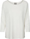 Vero Moda VMNORA - 3/4 Boatneck Blouse - Zachte mix van wol - Maat XS