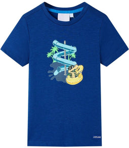vidaXL-Kindershirt-140-donkerblauw