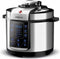 Snelkookpan- 5 Liter RVS Ø 22 cm Behoudt Van Natuurlijke Voedingsstoffen 70% Snellere Bereiding - 14 Programma's - 900W