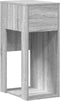 vidaXL - Computertorenstandaard - met - lade - 30x44x74 - cm - grijs - sonoma - eiken