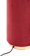 Light & Living Vloerlamp Devia - Velvet - 168cm - Bordeaux