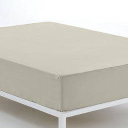 Verstelbaar onderlaken Alexandra House Living Beige 135/140 x 190/200 cm