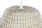 Plafondlamp DKD Home Decor Wit Natuurlijk Lichtbruin Kristal 50 W 70 x 70 x 20 cm