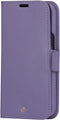 D. Bramante New York - Flip cover - Magneetsluiting en pasjesvakjes - Paars