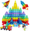 Sweet Sprout Magnetic Tiles - Bouwset - 129 stuks - Inclusief 4 Magna poppetjes