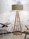 GOOD&MOJO Vloerlamp Everest - Groen/Bamboe - Ø60cm - Scandinavisch,Bohemian - Staande lampen voor Woonkamer - Slaapkamer