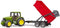 Bruder - John Deere 6920 with tipping trailer , red (BR2057)