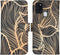 iMoshion Hoesje Geschikt voor Samsung Galaxy A21s Hoesje Met Pasjeshouder - iMoshion Design Softcase Bookcase - Goud / Zwart / Golden Leaves