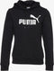PUMA ESS Logo Hoodie FL - Dames Trui - Regular-fit - Zwart - Maat L