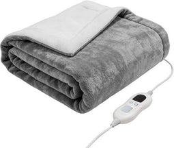 TTD® Verwarmde Deken - Elektrisch - 200 x 180 cm - 40–60 °C - Flanel