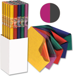 Folia Cadeaupapier - Scheurvast - 200 x 70 cm - Paars en Antraciet
