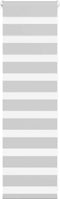 vidaXL - Zebra - rolgordijn - 50x100 - cm - stofbreedte - 45,9cm - lichtgrijs