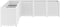 vidaXL - Plantenbak - 160x160x53 - cm - polypropeen - wit