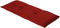 Madison tuinbankkussen Rib 120x48 cm - rood