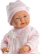 Llorens babypop blank meisje 45 cm met kleding en speen