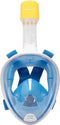 Atlantis Snorkelmasker - Full Face Masker - 180 graden zicht - Wit/Blauw - XS