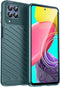 iMoshion Hoesje Geschikt voor Samsung Galaxy M53 Hoesje Siliconen - iMoshion Thunder Backcover - Groen