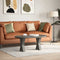 vidaXL - Salontafelpoten - 2 - st - X-vormig - 38x(42-43) - cm - staal - antraciet