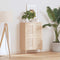 vidaXL - Kastdeuren - met - lamellen - 4 - st - 39,5x29,5 - cm - massief - grenenhout