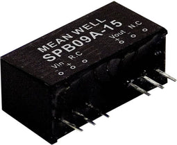 Mean Well SPB09A-15 DC/DC-convertermodule 600 mA 9 W Aantal uitgangen: 1 x