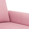 Fauteuil 60 cm fluweel roze