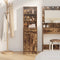 vidaXL - Hoge - Kast - in - Gerookt - Eiken, - 40x41x135 - cm, - Gemaakt - van - Engineered - Wood
