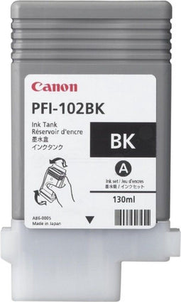 Canon PFI-102BK - Inktcartridge - 130 ml - Zwart